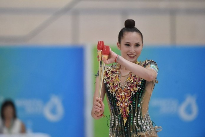 Takhmina Ikromova Wins Gold in Rhythmic Gymnastics Grand Prix