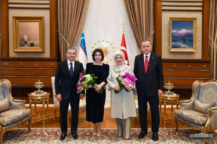 Состоялся прием по случаю визита Президента Узбекистана в Турцию