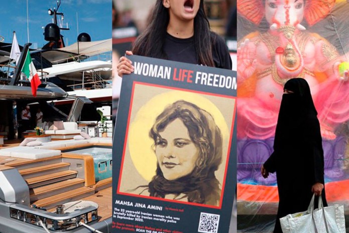 Hindistondagi Ganesh Chaturthi festivali, Indoneziyadagi o'rmon yong'inlari, Massachusets shtatidagi suv toshqinlari. 14-sentyabr suratlari