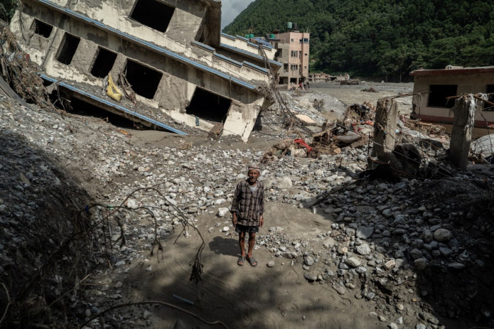 Nepalda kuchli toshqin: minglab odam bedarak yo‘qoldi