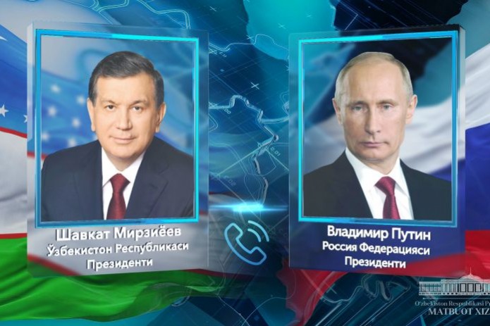 Шавкат Мирзиёев пригласил Владимира Путина посетить Узбекистан с госвизитом