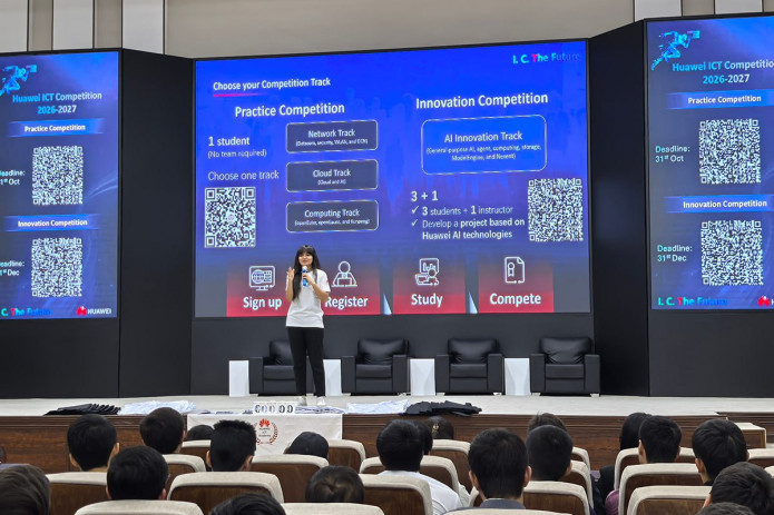 Huawei kompaniyasi O'zbekistonlik talabalarni "Huawei ICT Competition 2026-2027" global AKT tanlovida ishtirok etishga taklif qiladi