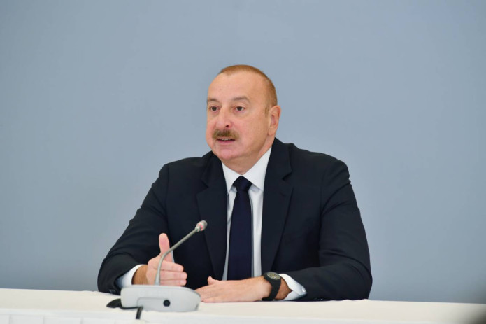 Ilhom Aliyev: Qorabog‘ni tiklashda ilk sovg‘ani O‘zbekiston bergan