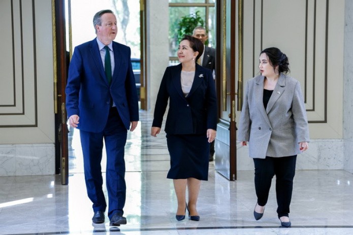 Tanzila Narbayeva met with David Cameron