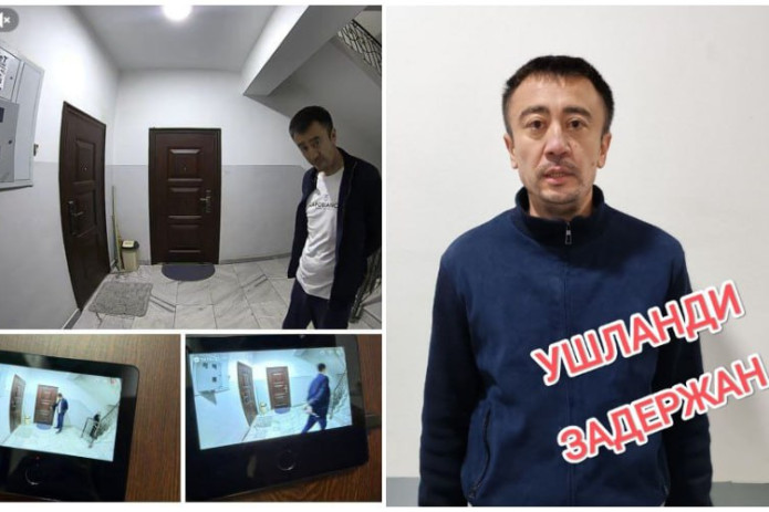 Toshkentda ko‘p qavatli uy yo‘lagida pichoq bilan yurgan shaxs ushlandi