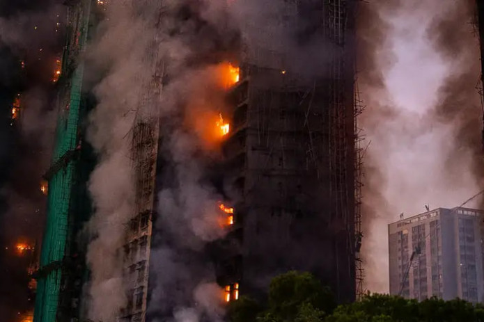 Gonkongdagi turar-joy majmuasidagi yong'in: Kamida 94 kishi halok bo'ldi