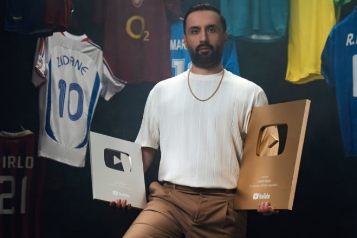 Hamid Sahari Husanov haqida karikatura chizdi