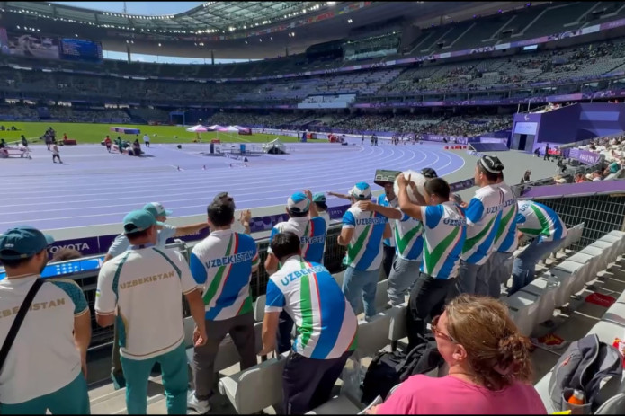 Uzbek athlete sets new record at Paralympic games in Paris