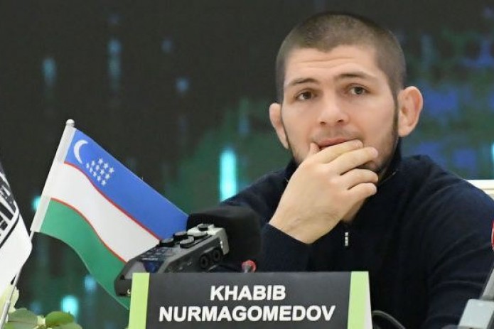 Habib Nurmagomedov: O‘zbekistonda sportda katta yutuqlarga erishayotgan Murodjon Ahmadaliyev, Hasanboy Doʻsmatov kabi bokshilar bor