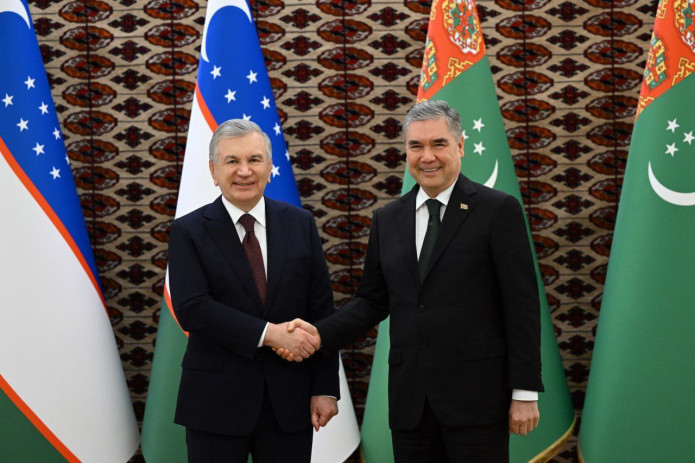 O‘zbekiston va Turkmaniston yetakchilari ikki tomonlama munosabatlarning dolzarb masalalarini muhokama qildilar