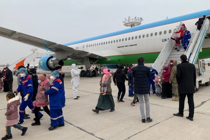 Операция «Мехр-3»: 25 женщин и 73 ребенка возвращены из Сирии в Узбекистан