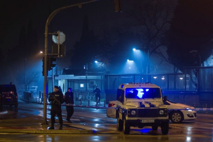 Полиция Черногории расследует нападение на посольство США в Подгорице