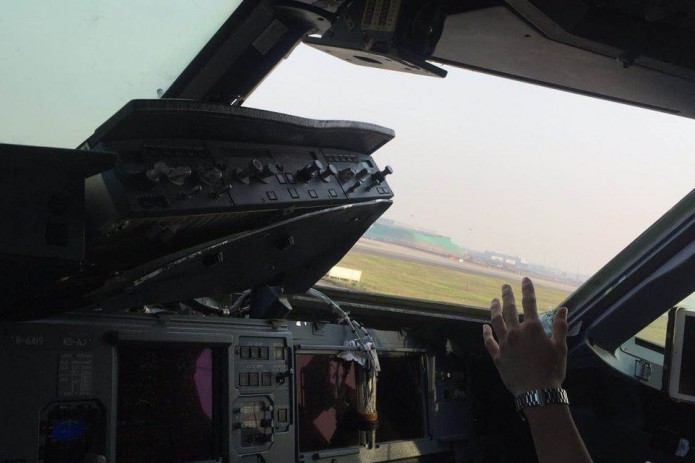 Sichuan Airlines jet makes emergency landing after cockpit windshield breaks off
