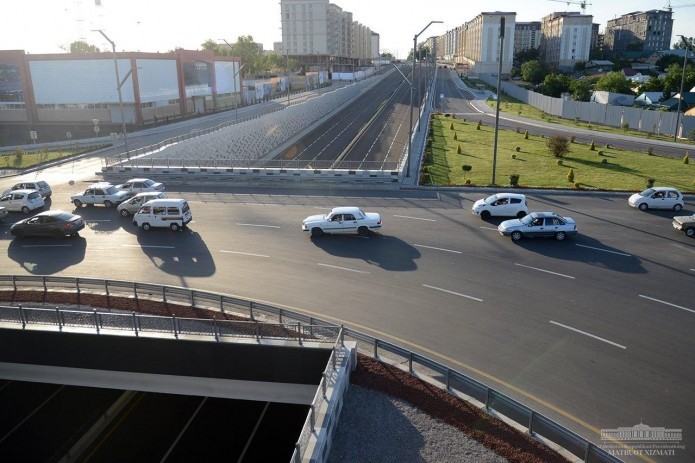 Tashkent opens new 3-level overpass