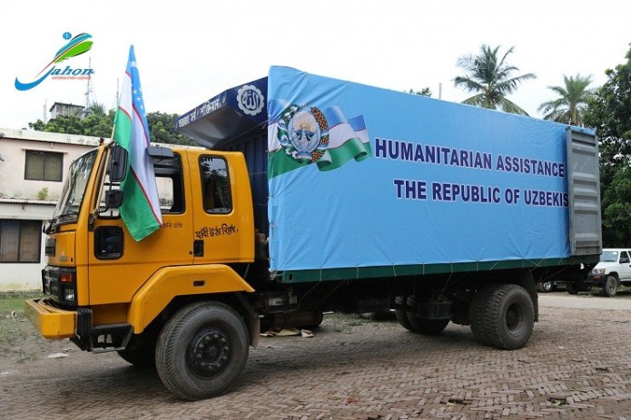 Узбекистан передал гуманитарную помощь беженцам из Мьянмы