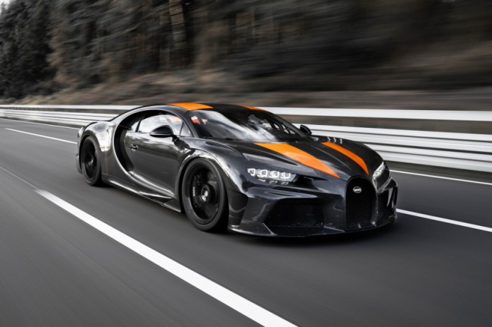 Bugatti Chiron установил мировой рекорд скорости
