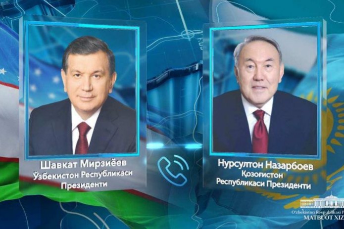 Шавкат Мирзиёев и Нурсултан Назарбаев провели телефонный разговор
