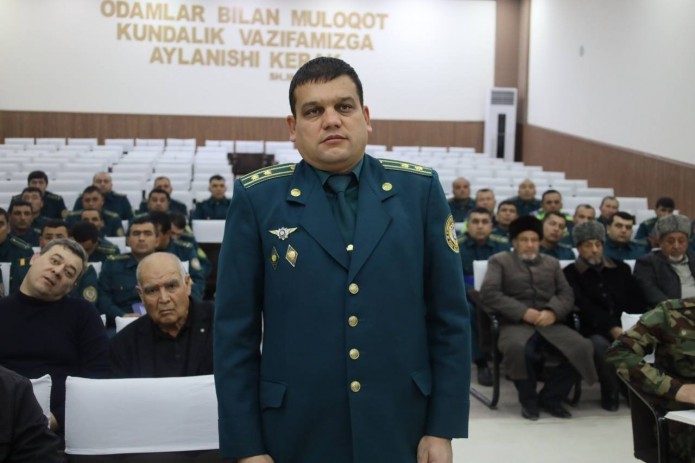 Mirishkor tumani Ichki ishlar bo‘limiga yangi boshliq tayinlandi