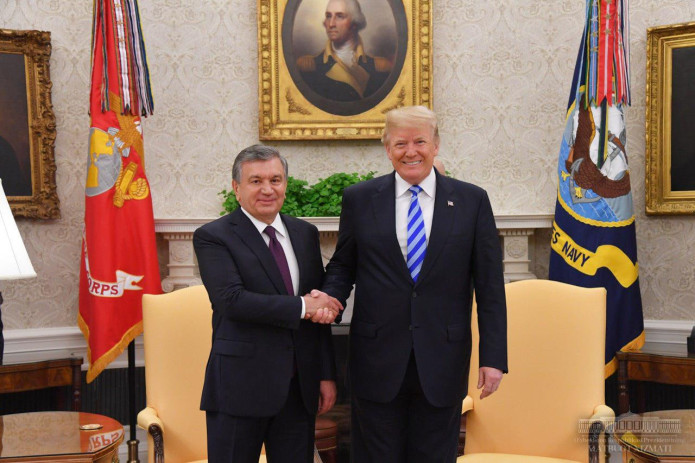 Shavkat Mirziyoyev AQSh prezidenti Donald Trampni ushbu lavozimga rasmiy kirishgani munosabati bilan tabrikladi