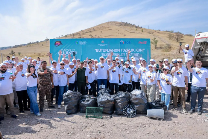 “World cleanup day”: O'zbekiston hududlari jami 36,5 tonna chiqindilardan tozalandi