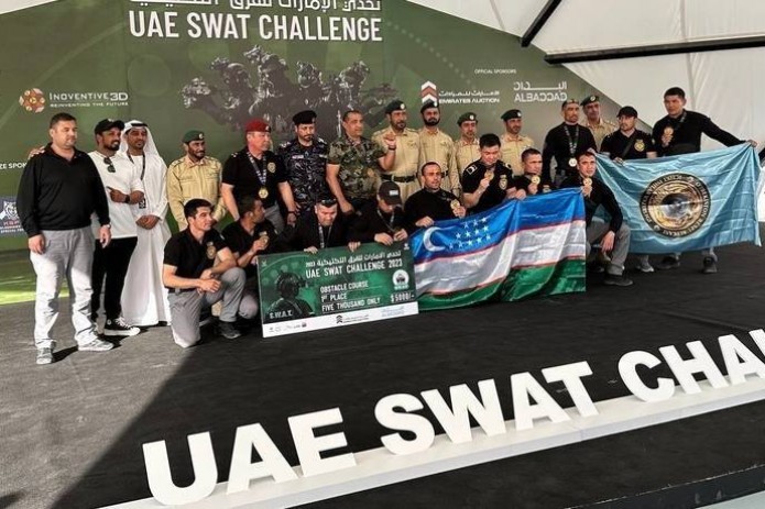 Uzbekistan Special Forces team wins gold medal at competition in Dubai