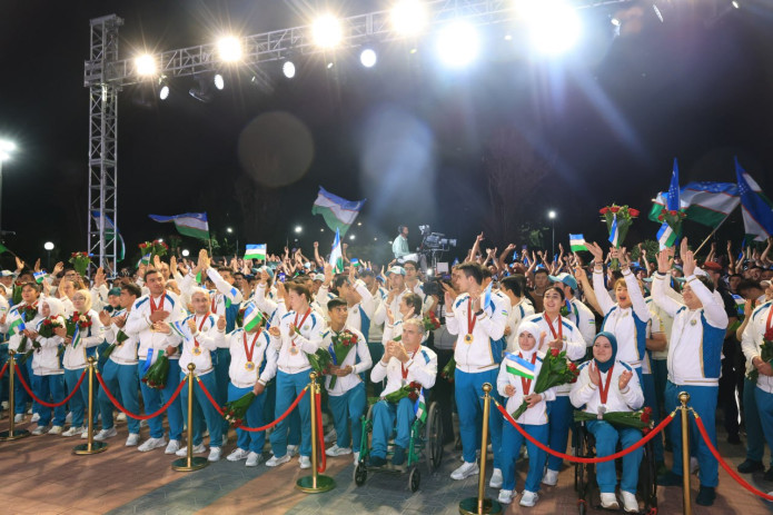 XVII yozgi Paralimpiya o‘yinlarida yuksak natijalarga erishgan sportchi va murabbiylardan bir guruhi mukofotlandi