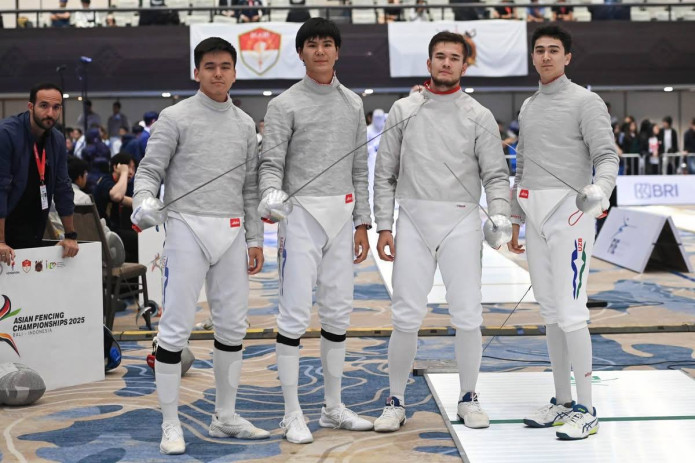 Sablyachi yigitlarimiz Osiyo chempionatida bronza medalini qoʻlga kiritishdi
