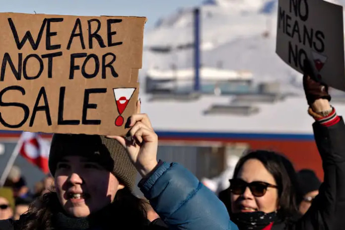 Daniya va Grenlandiya Trampni tahdidlar uchun tanqid qilishdi