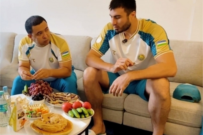 Parijga sportchilar uchun O‘zbekistondan maxsus ovqatlar jo‘natildi