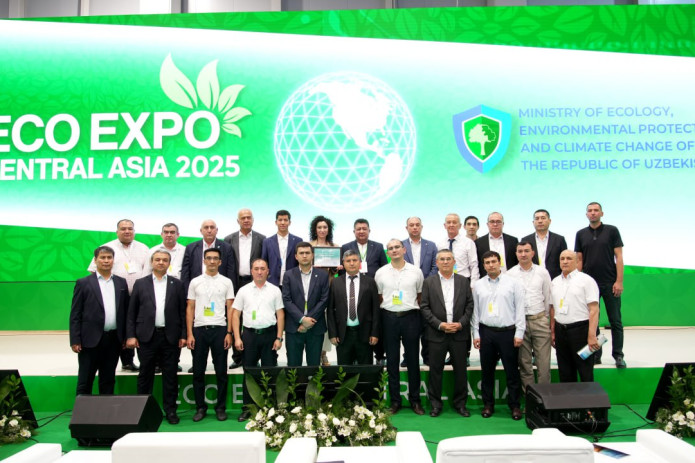 Davlat ekologik ekspertizasi markazi “Eco Expo Central Asia 2025” ko‘rgazmasida 1-o‘rinni egalladi
