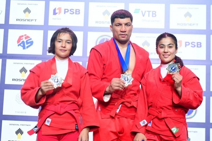 Uzbek Sambo Girls Secures Gold Medals at Adult World Championship