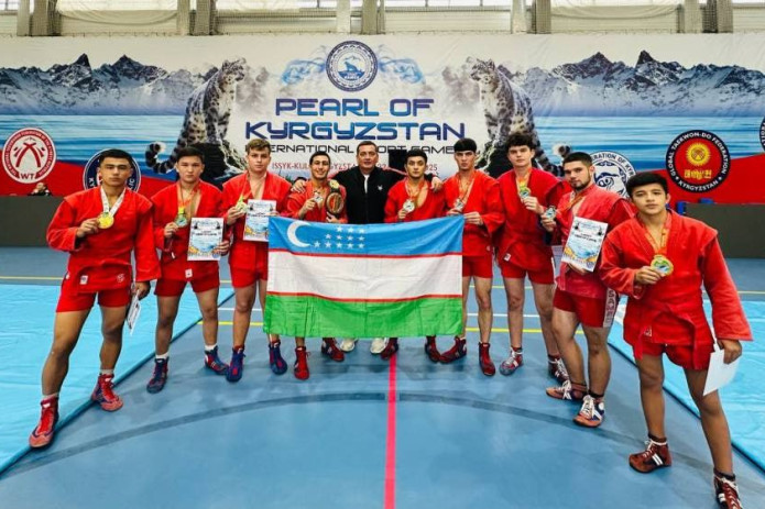Sambochilarimiz "Qirg‘iziston gavhari" sport o‘yinlarida 9 ta medalga sazovor bo‘ldi