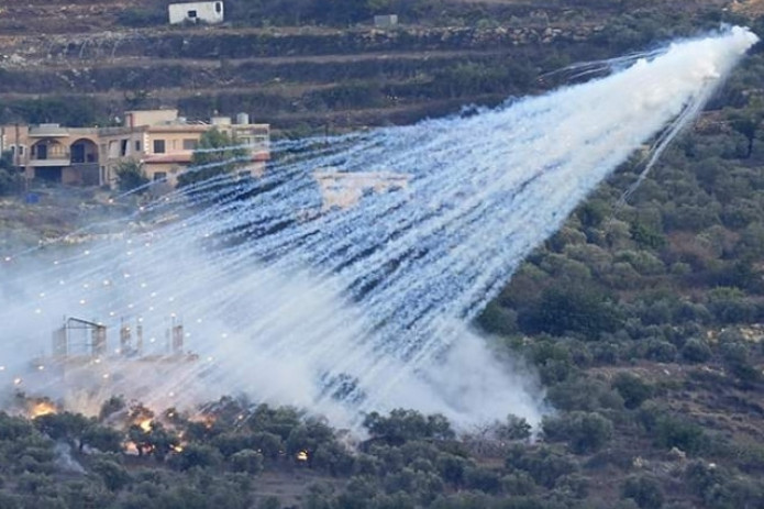 Isroil Livanda fosforli bombalardan foydalanmoqda