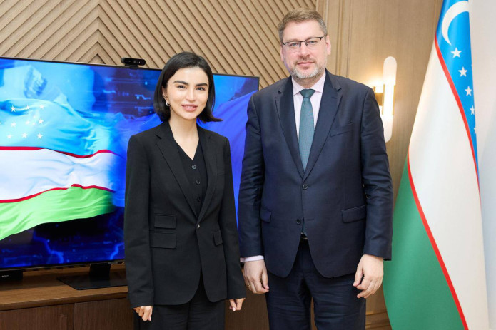 Saida Mirziyoyeva Yevropa Ittifoqining Markaziy Osiyo bo‘yicha maxsus vakili bilan uchrashuv o‘tkazdi