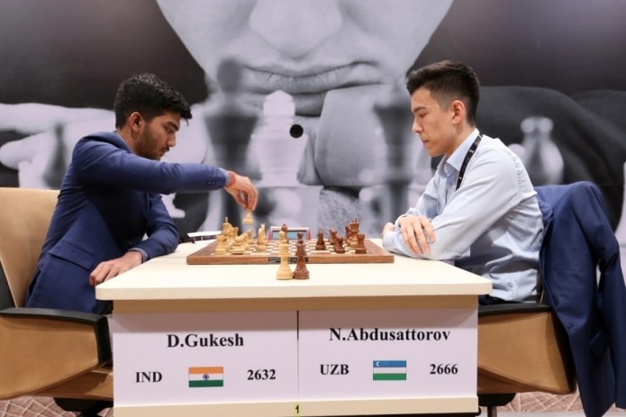 Tata Steel Chess 2024: Nodirbek Abdusattorov ilk turda hindistonlik grossmeyster bilan durang o'ynadi