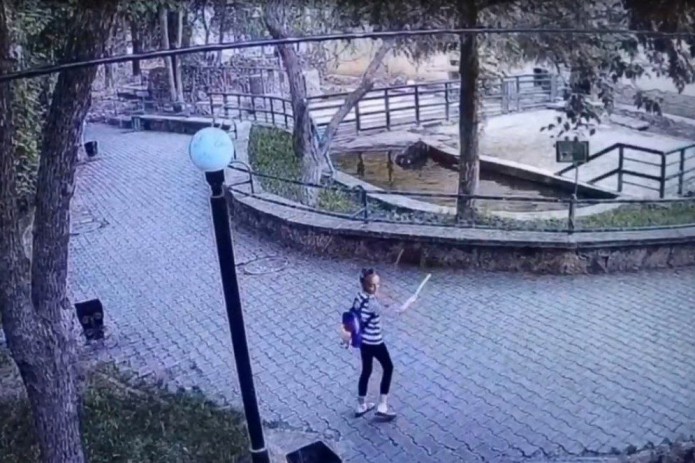 В Ташкентском зоопарке девочка издевалась над бегемотом