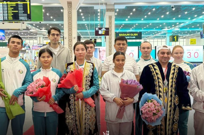 Jahon kubogida tarixiy muvaffaqiyatga erishgan para velosportchilarimiz tantanali kutib olindi