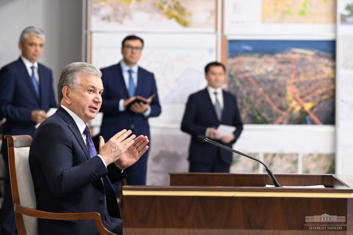 Prezident Shavkat Mirziyoyev Yangi Toshkent shahrining Bosh rejasi loyihasi bilan tanishdi