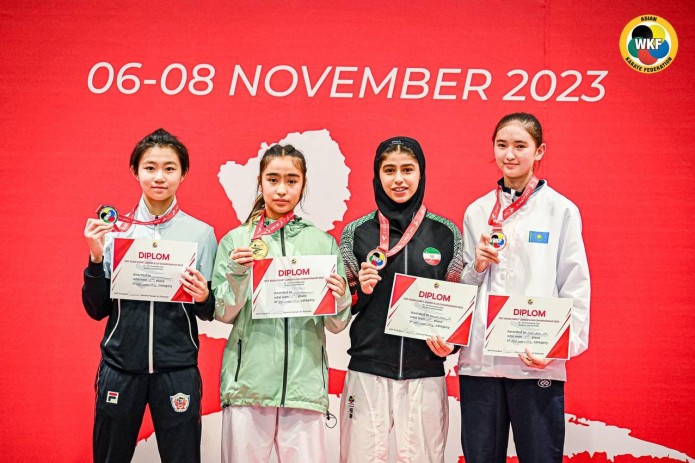 Qozog‘istonda o‘tgan karatening WKF yo‘nalishi bo‘yicha Osiyo chempionatida o‘zbekistonlik yoshlar 15 ta medalni qo'lga kiritdi