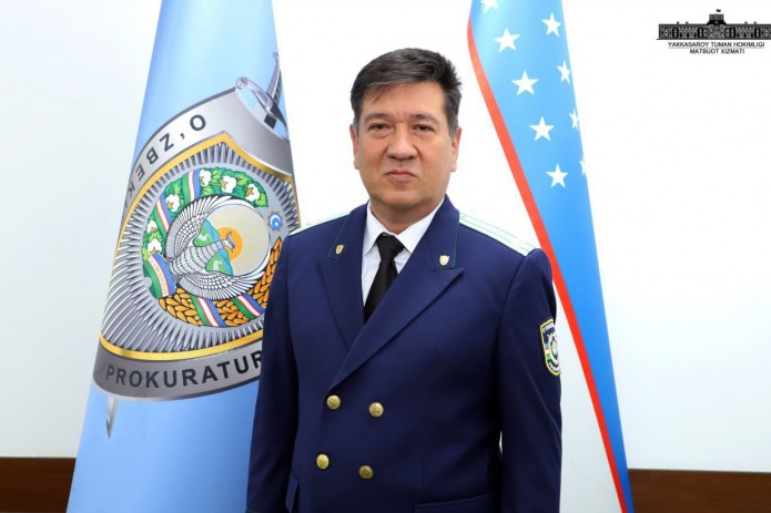 Bekzod Shamshiyev Yakkasaroy tumani prokurori etib tayinlandi