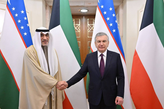 Shavkat Mirziyoyev Kuvayt Hukumati rahbarini qabul qildi