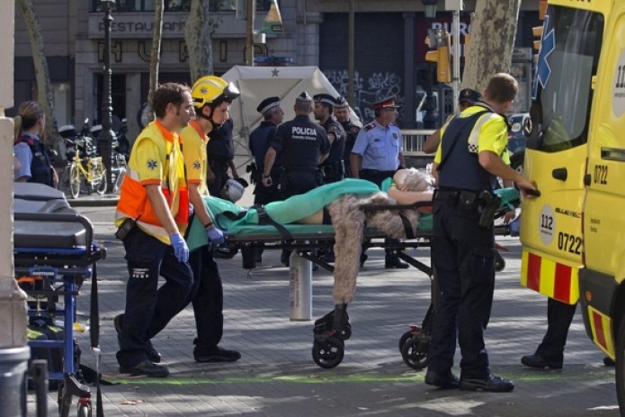 Теракт в Барселоне: 13 жертв, 100 раненых