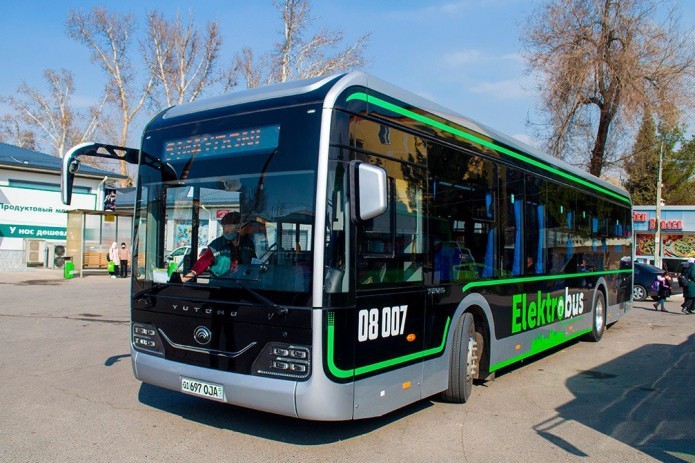 New electric buses in Tashkent reduce 1.2 thousand tons of toxic gases