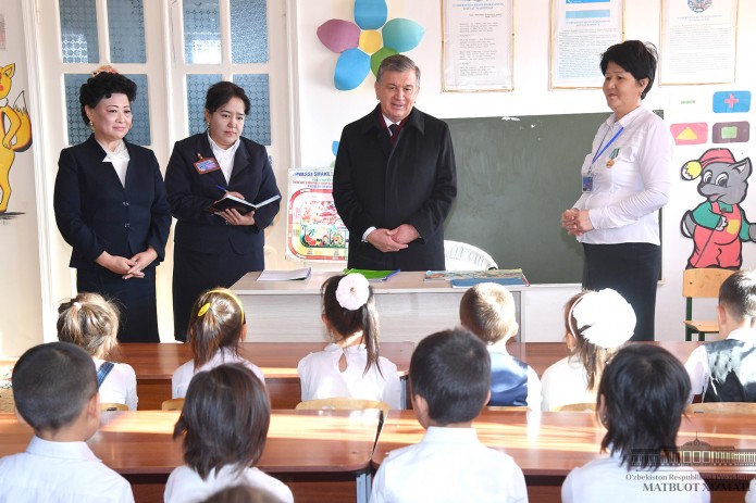Президент ознакомился с деятельностью дошкольного образовательного учреждения