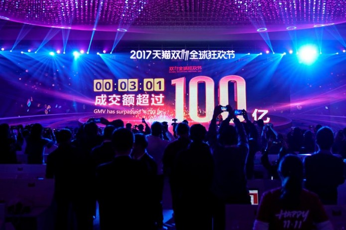 Китайская Alibaba в «День холостяка» продала товаров на $25,3 млрд