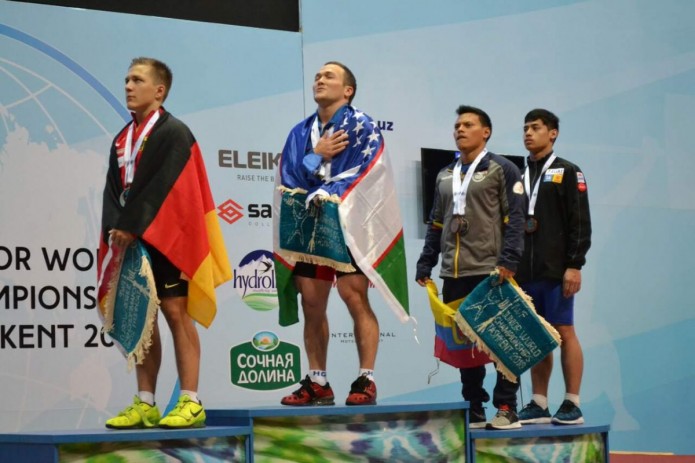 Адхамжон Эргашев стал чемпионом мира по тяжелой атлетике