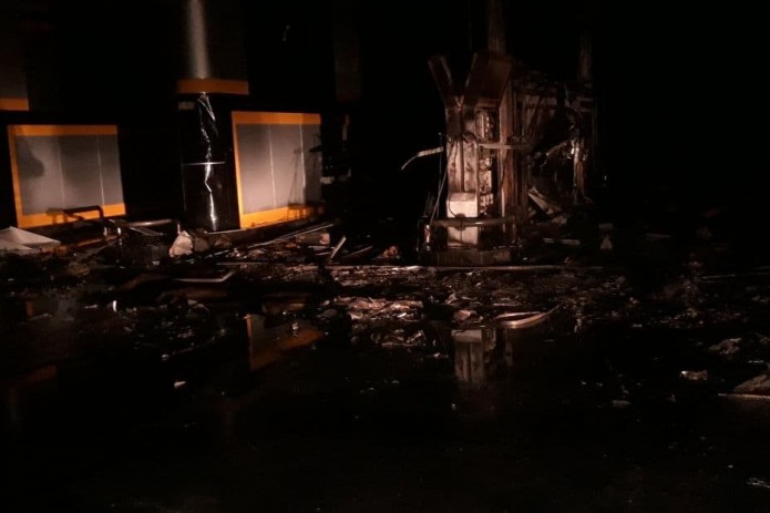 В Намангане загорелась автомобильная газозаправочная станция