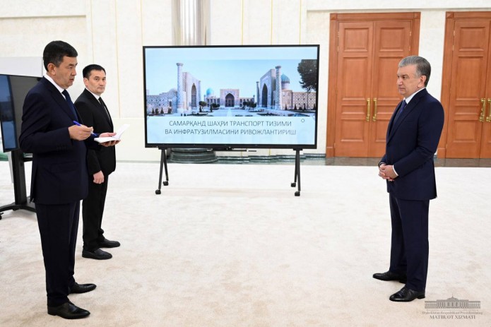 Shavkat Mirziyoyev Samarqand transport tizimini rivojlantirish masalalarini muhokama qildi