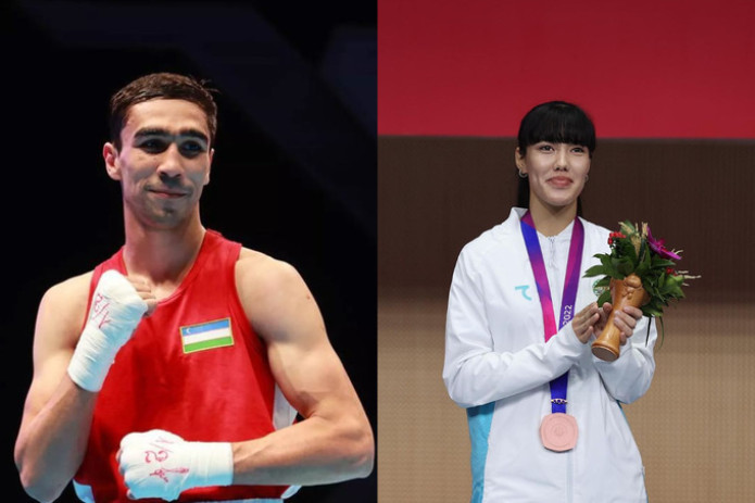 Who will be flag bearers for Uzbekistan in XXXIII Paris Olympic games?