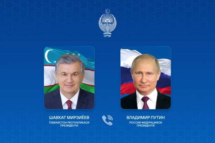 Shavkat Mirziyoyev Vladimir Putin bilan telefon orqali muloqot qildi